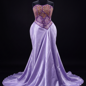 Lavender Royal Corset Gown (STOCK #0018) SIZE: U.S 12/UK 16 (M)